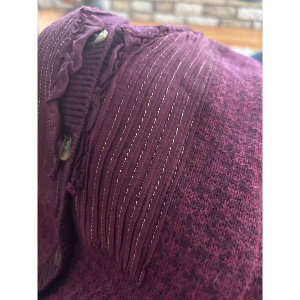 Eddie Bauer Deep Red Cardigan Sweater - Picture 8 of 8